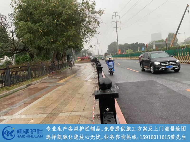 廣州海珠區(qū)濕地公園人行道護欄_第1張